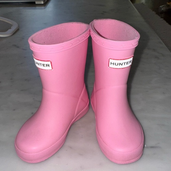 Hunter Toddler Pink Rain Boots - size 5 - Picture 1 of 6